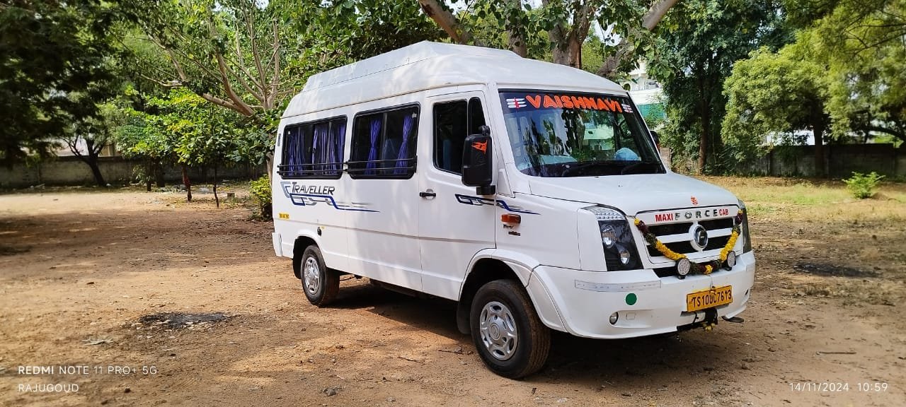 12 Seater Tempo Traveller Rent in Hyderabad